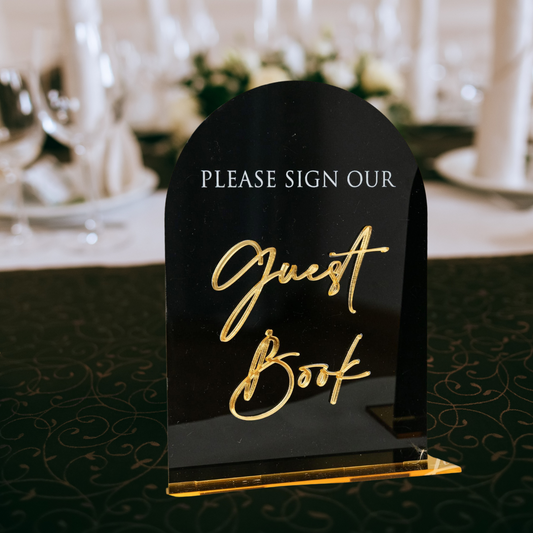 Acrylic Guest Book Sign