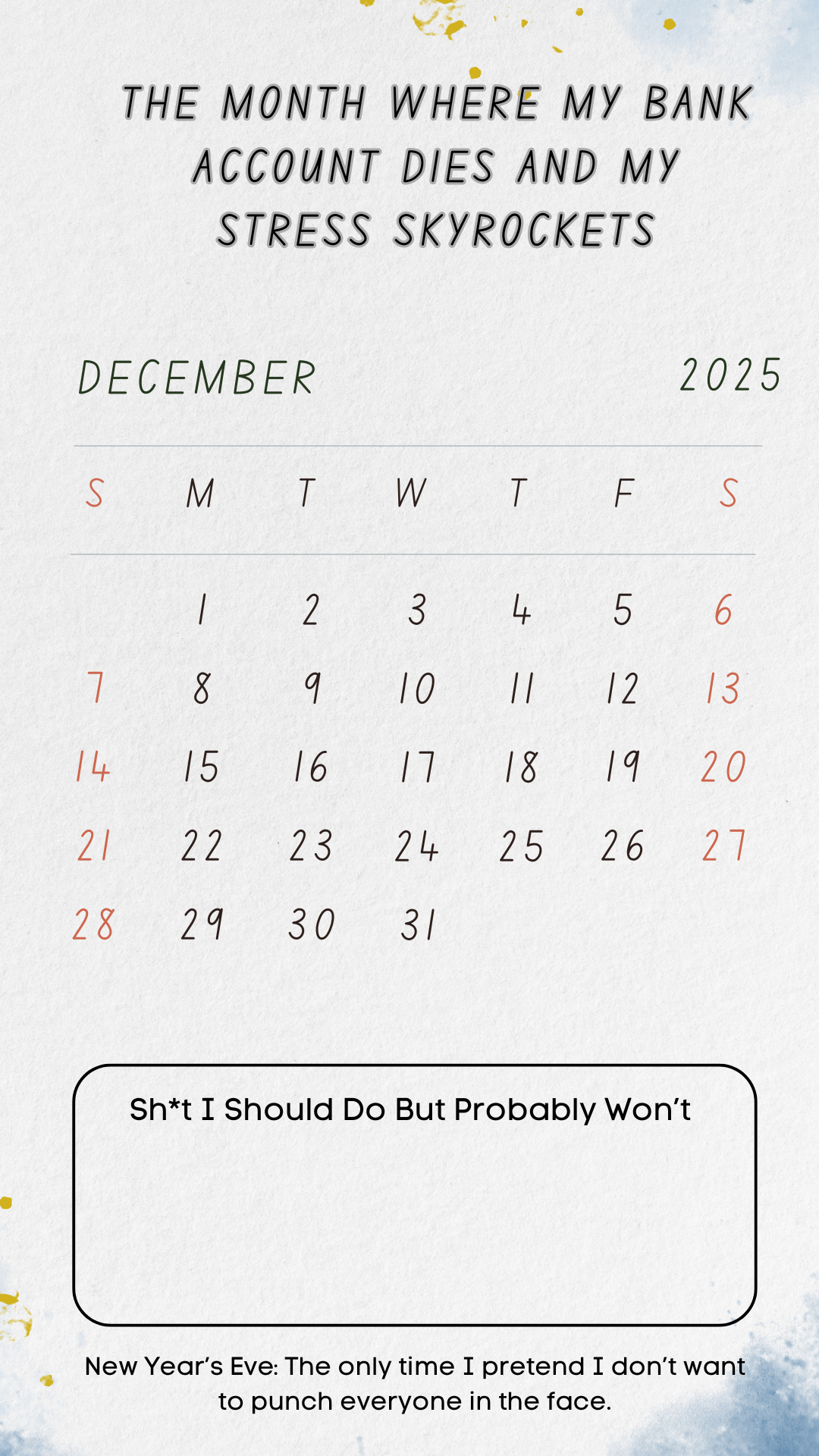 Unfiltered Days: A Profanity Calendar