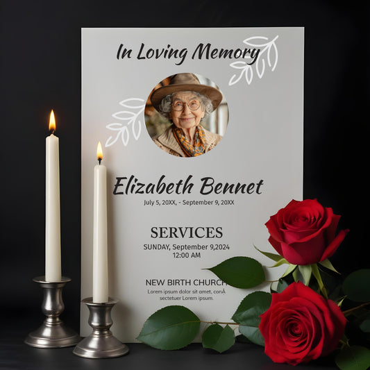 Funeral Pamphlet Handouts