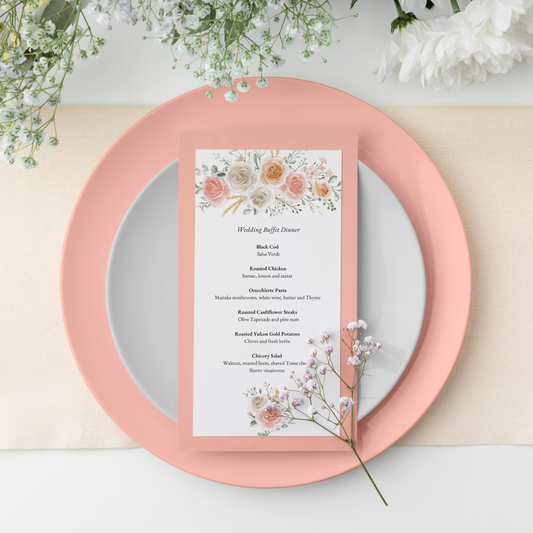 Wedding Menus